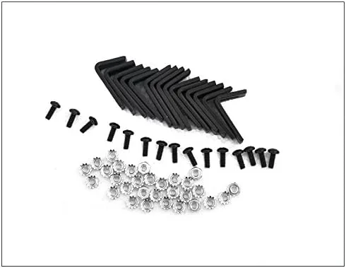 Vista 4 de Remache superior delantero de malla de acero inoxidable compatible con GMC Sierra 1500 2007-2013 New Body