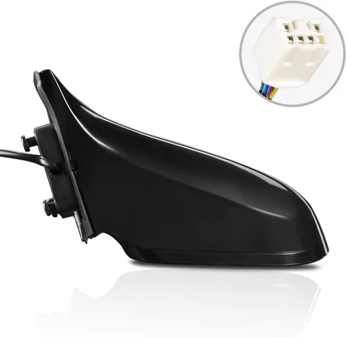 Vista 4 de [Izquierdo/lado del conductor] Espejo de puerta con vista lateral calefactable+estilo de fábrica compatible con Mazda 626 00-02
