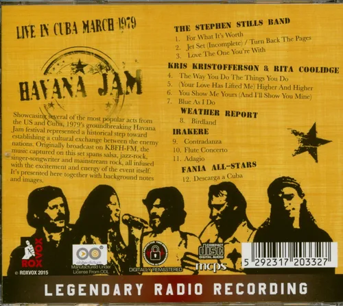 Vista 2 de Havana Jam Live In Cuba March 1979 Various