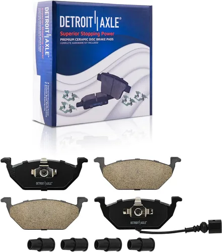 Vista 20 de Detroit Axle - Pastillas de Freno Delantero Izquierdo Reemplazo de Pinza de Disco para Dodge Ram 1500 Dakota Mitsubishi Raider - Juego de 3 piezas