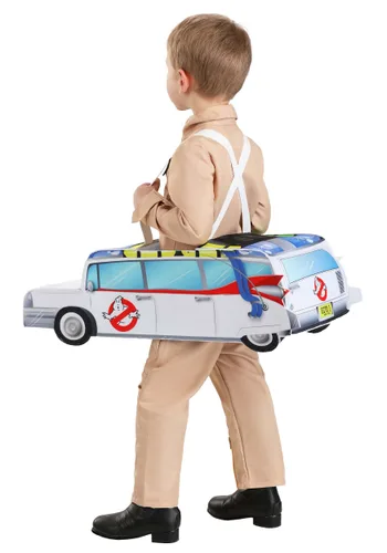 Vista 7 de Disfraz de paseo Ecto-1 de Ghostbusters para niños pequeños Multicolor