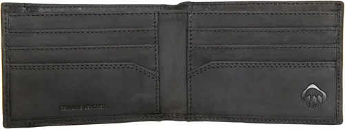Vista 4 de WOLVERINE Cartera de bolsillo frontal resistente con bloqueo RFID para hombre (disponible en lona de algodón o cuero)
