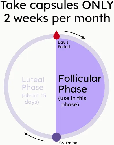 Vista 7 de Proov - Suplemento Boost para mujeres - Promueve la producción de estrógeno - Fertilidad y apoyo menopáusico para mujeres - Equilibrio hormonal