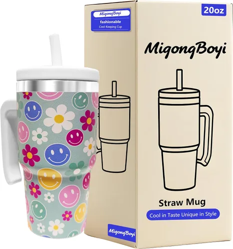 Vista 22 de Botella de agua aislada de 40 onzas, vaso de acero inoxidable 1 taza de agua reutilizable de acero inoxidable de doble pared sin BPA