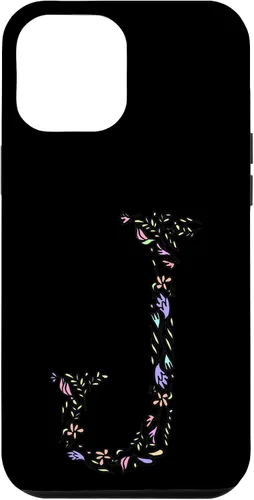 Vista 26 de Letter J Floral Monogram Vintage Initial Personalized Gift Case for iPhone 17