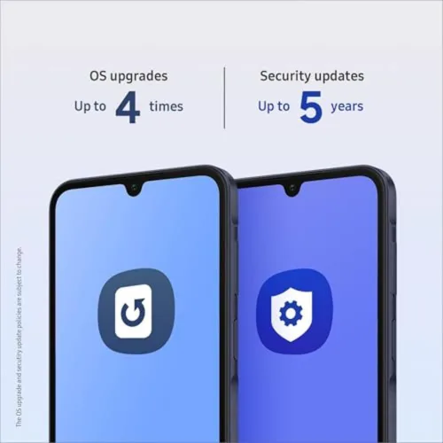Vista 3 de Samsung Teléfono celular Galaxy A15 5G Serie A, teléfono inteligente Android desbloqueado de 128 GB, versión estadounidense, 2024, azul negro