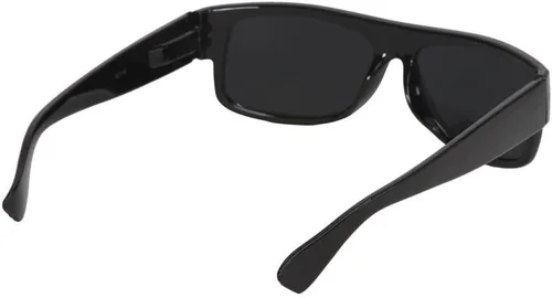 Vista 4 de Compton Flat Bill - Gorra de béisbol ajustable para hombre, color negro