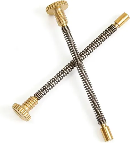 Vista 6 de Kit de reparación de repuesto para encendedores, 0.098 x 1.929 in/0.1 x 1.93 pulgadas, resorte de tornillo y placa base para accesorios