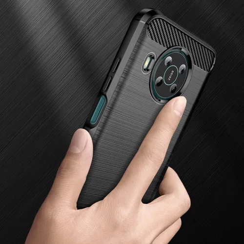 Vista 3 de Osophter Funda para Nokia X100, Nokia X100 Funda para teléfono celular flexible de absorción de golpes TPU de goma protectora para Nokia X100 (negro)