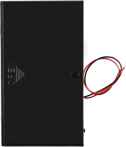 Vista 2 de Aobao 5 unids 8 x 12 V AA batería titular caja caja con interruptor de encendido/apagado y cables cubierta de alambre