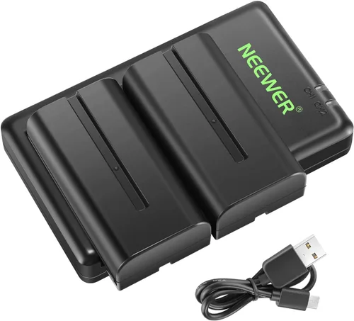 Vista 10 de Neewer Batería de repuesto NP-F970 de 10500 mAh, tiempo de carga completa de 4.8 horas, cable USB C de carga rápida PD de 20 W, batería recargable