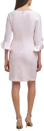 Vista 2 de Karl Lagerfeld Womens Tulip Sleeve Crepe Dress