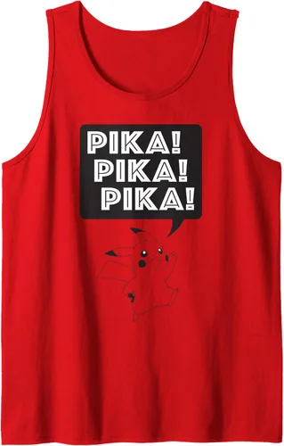 Vista 7 de Pokemon Pika Pika Tank Top Blanco