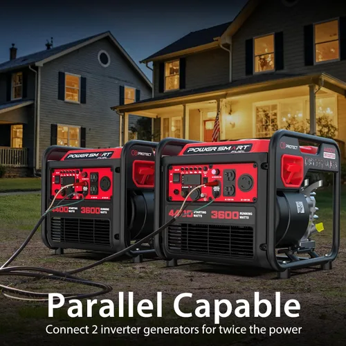 Vista 5 de PowerSmart Generador portátil de 4400 vatios con tecnología de inversor