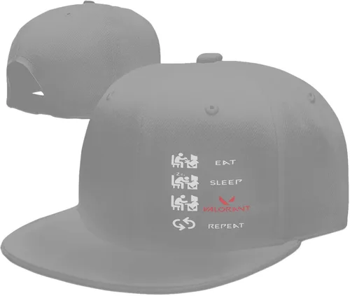 Vista 7 de YGDYFBB Eat Sleep Valorant Repeat - Gorra de béisbol ajustable unisex lavable e informal con visera