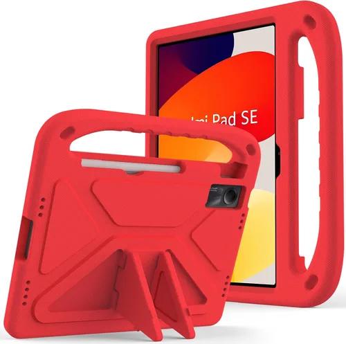 Vista 8 de Funda protectora para Xiaomi Redmi Pad SE de 11 pulgadas lanzada 2023 para niños, ligera, de EVA, a prueba de golpes, funda protectora resistente a