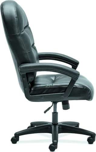 Vista 8 de HON HON2095HPWST11T Silla ejecutiva de computadora de cuero con respaldo alto para escritorio de oficina, color negro (H2095), SofThread