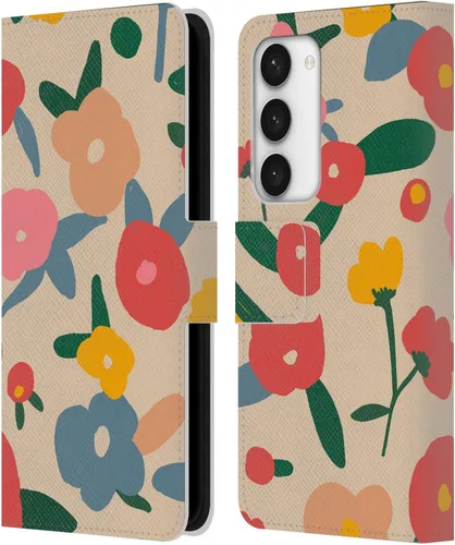 Vista 92 de Head Case Designs Officially Licensed Ninola Ditsy Flowers Yellow Nature Bold Leather Wallet Case Compatible with Samsung Galaxy A07 4G