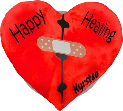 Vista 9 de Almohada personalizada de cirugía cardíaca CHD (tamaño pequeño) – Cojín de cirugía de corazón para bebé – Conciencia de CHD después de la cirugía