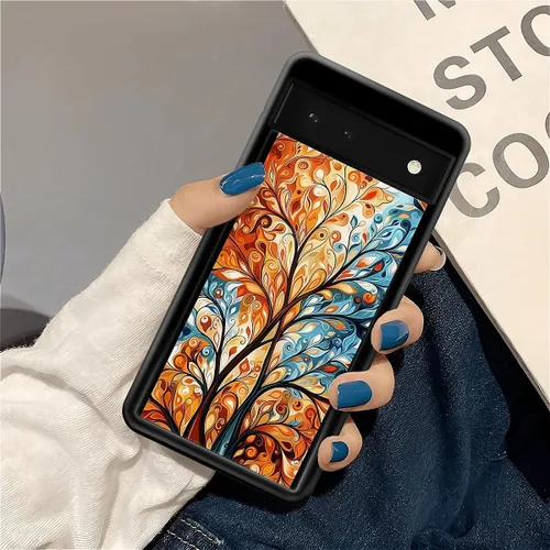 Vista 1942 de Compatible con Google Pixel 4A 5G Mobile Case Creative Acrylic Panel trasero Silicona Protección Grip especialmente diseñado para Google Pixel 4A 5G