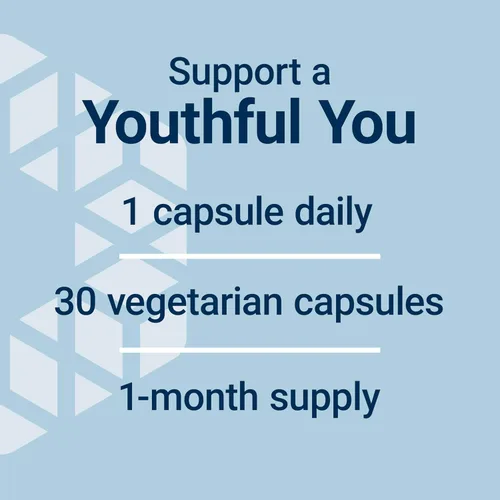 Vista 5 de Life Extension Essential Youth L-Ergothioneine – Promueve la longevidad y el envejecimiento saludable – Sin gluten – OGM – Vegetariano – 5 mg – 30
