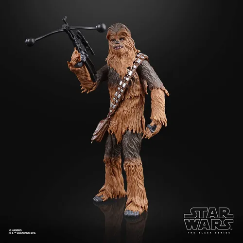 Vista 5 de Star Wars - Figura coleccionable de Chewbacca The Black Series de 15 cm, El Imperio Contraataca, 40° aniversario, para niños de 4 años en adelante