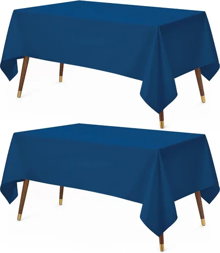 Vista 11 de Utopia Kitchen Mantel rectangular, 1 paquete, mantel lavable a máquina, mantel de poliéster para comedor, fiestas de bufé, pícnics, eventos, bodas
