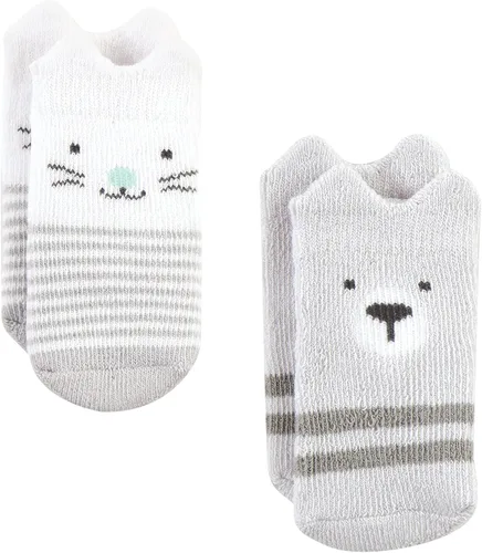 Vista 5 de Hudson Baby - Calcetines de algodón para recién nacidos y Terry para bebé niña