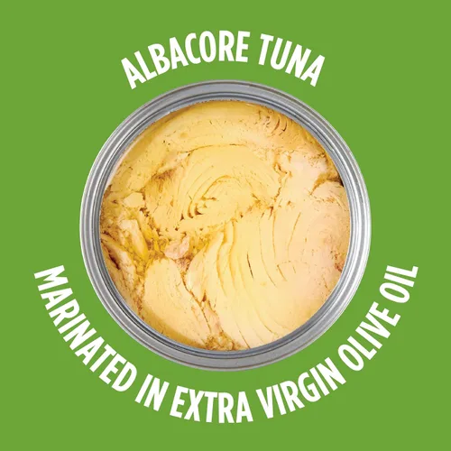 Vista 6 de StarKist E.V.O.O. Atún Blanco Sólido Albacore en Aceite de Oliva Virgen Extra, 4.5 Oz, Paquete de 12