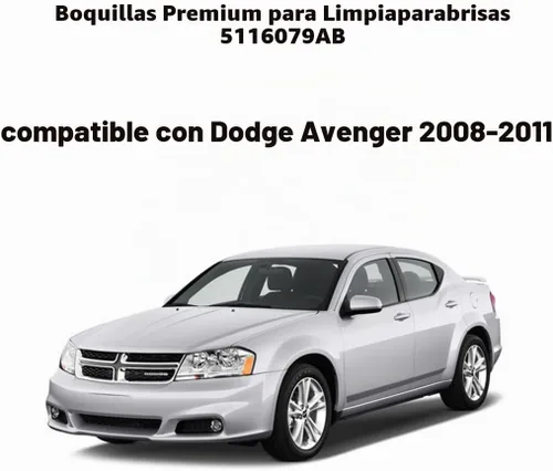 Vista 4 de 5116079AB - Boquillas de limpiaparabrisas prémium aptas para Dodge Journey 2009-2020, Avenger 08-11 para Chrysler PT Cruiser 01-10, 200/Sebring