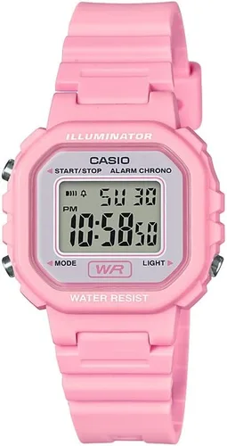 Vista 8 de Casio LA20WH Series Women's Digital Watch Water Resistant LED Light Auto Calendar Date Display 1/100 SEC Stopwatch Regular Time