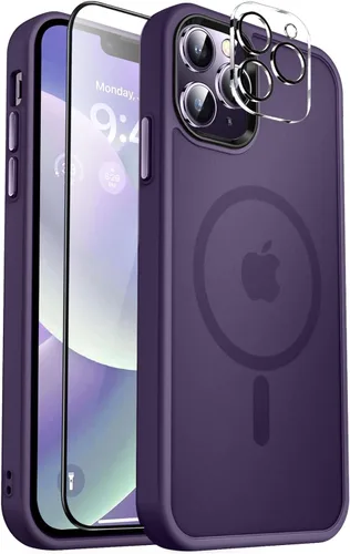 Vista 31 de MOCCA - Funda magnética resistente para iPhone XR de 6.1 pulgadas, compatible con MagSafe, funda con protección contra caídas de grado militar