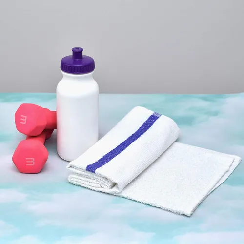 Vista 2 de Pacific Linens Toallas de cocina 100 % algodón, trapos absorbentes para limpiar la encimera, secar a mano platos – gruesas, suaves, duraderas Blanco
