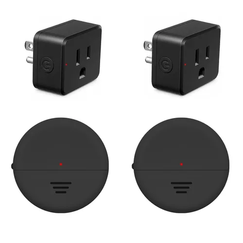 Vista 95 de Remote Switch Outlet,NineLeaf Remote Control Outlet Plug with Switch Wireless On/Off Light Switches Wall Mounted,15A/1500W LED,TUV List,No Wiring