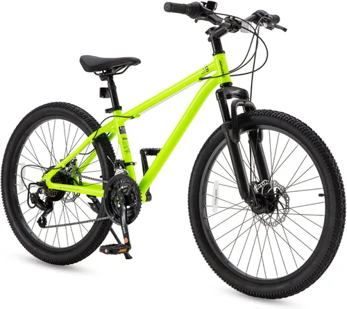Vista 18 de RoyalBaby Bicicleta de montaña para niños y niñas, bicicleta ultraligera de aluminio con ruedas de 20 a 26 pulgadas para niños de 6 a 14 años