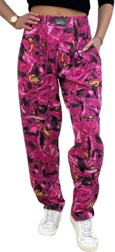 Vista 3 de Crazee Wear Pantalones deportivos holgados para entrenamiento y gimnasio con dos bolsillos delanteros