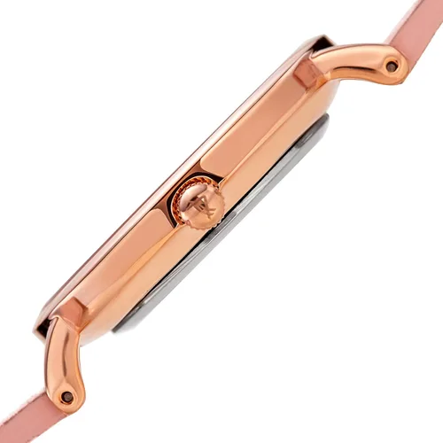 Vista 3 de August Steiner AS8242 - Reloj para mujer con esfera de diamantes con relieve floral