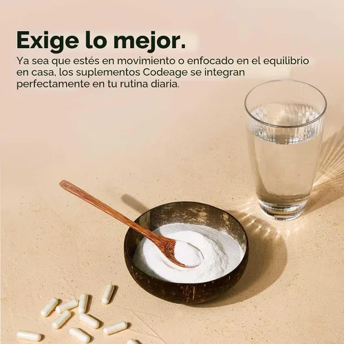Vista 6 de Codeage Vitaminas para Dientes y Encías + Suplemento de Probióticos Orales para la Boca - Calcio de Alimentos Completos, Colágeno, Potasio, Vitamina