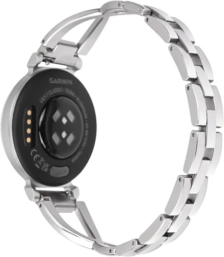 Vista 4 de C2D JOY Correas de acero inoxidable compatibles con Garmin Lily/Lily 2 (activo) Smartwatch Correa de repuesto para mujer, pulsera elegante