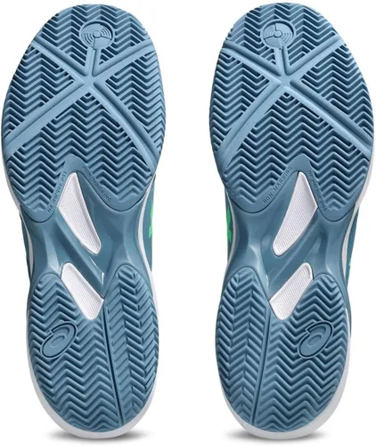 Vista 2 de ASICS Solution Swift Ff 2 Tenis de pádel para hombre, Saba Blue Vital Green, 9.5 US