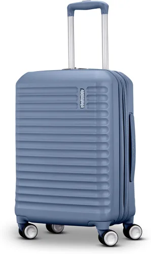 Vista 14 de American Tourister Stratum 3.0, aprobado por aerolíneas, equipaje rígido duradero, se expande 1.5", mango ajustable RightHeight, Negro