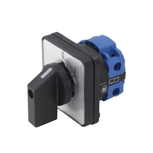 Vista 8 de Interruptor selector de cambio universal, interruptor de transferencia de energía, 2 posiciones 8 terminales, LW26-10 C04/2 380V 10A Motor