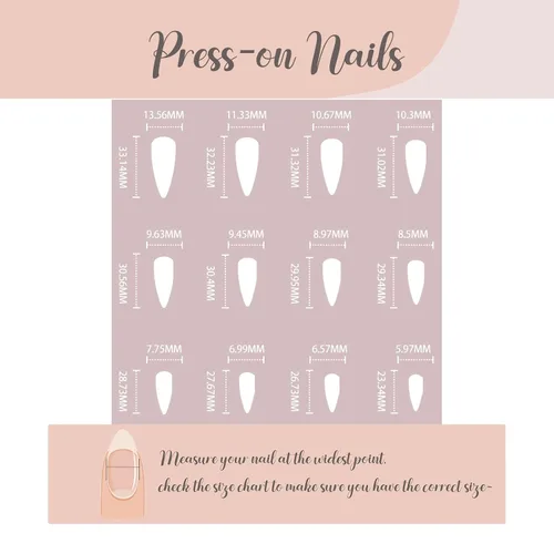 Vista 8 de BABALAL - Uñas postizas largas a presión, uñas postizas negras y rojas, uñas acrílicas de almendra con diseño gótico de vampiro, uñas adhesivas