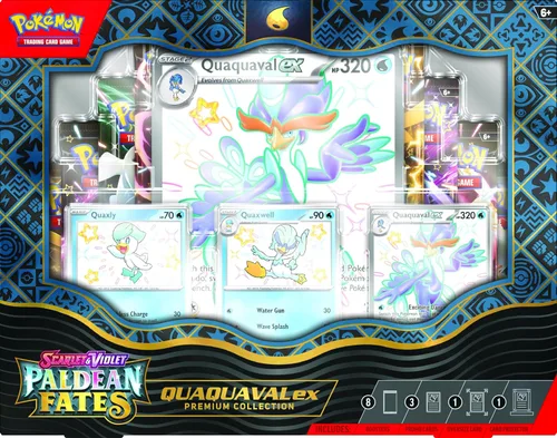 Vista 2 de Pokémon TCG: colección Pokémon ex Premium de Paldean Fates - Scarlet & Violet