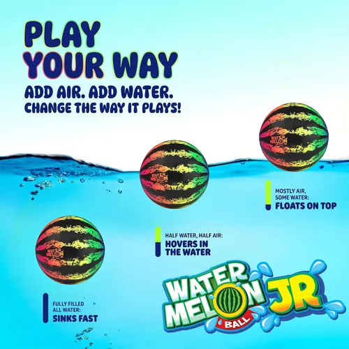 Vista 2 de Watermelon Ball Sandía de piscina para niño de 8 a 12 años, pelota de 6.5 pulgadas para adolescente, adulto, familia, juego divertido, fútbol