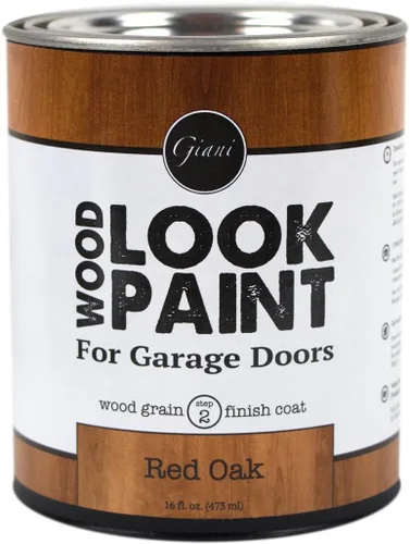 Vista 2 de Giani Pintura de aspecto de madera para puertas de garaje - Paso 2 Capa de acabado de grano de madera, Pinta (English Oak)