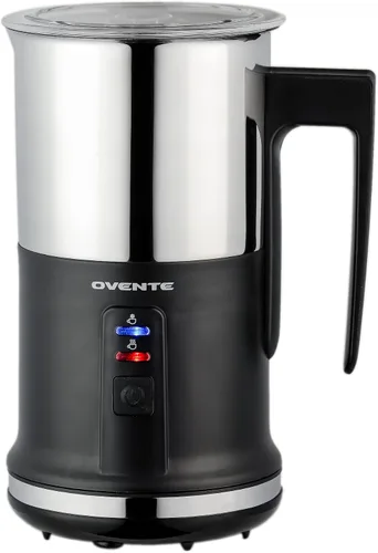 Vista 6 de OVENTE Espumador de leche eléctrico y vaporizador, máquina automática de espuma fría y caliente para café, café con leche, capuchino o macchiato