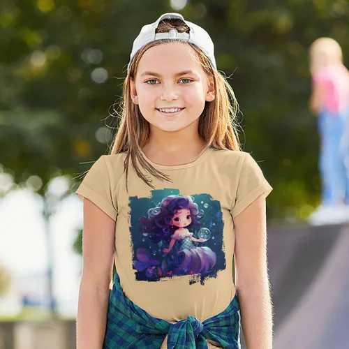 Vista 2 de Cute Mermaid Toddler T-Shirt - Unique Presents - Birthday Present Ideas