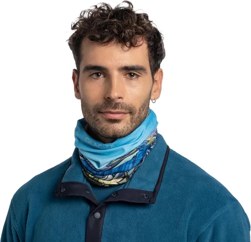 Vista 3 de Buff CoolNet - Polaina de cuello UV, protección solar UPF 50, transpirable, versátil, máscara facial de secado rápido, parque nacional, tamaño adulto