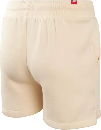 Vista 6 de New Balance Conjunto de pantalones cortos para niña, camiseta de manga corta de 2 piezas y pantalones cortos de rizo francés (7-16), Crema